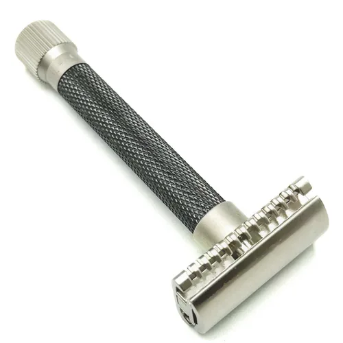 Miniatura 3 de Parker The Variant Open Peine - Maquinilla de afeitar de seguridad ajustable de doble filo, personaliza tu afeitado con un giro del dial de suave a