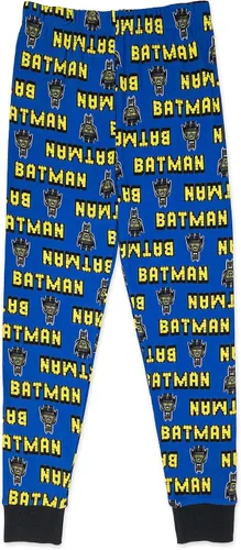 Miniatura 5 de LEGO Batman Movie - Conjunto de pijama para niño, 4 piezas, 100% algodón, tallas 4 a 10