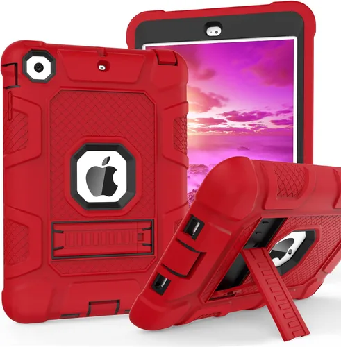 Miniatura 7 de TIMISM Funda para iPad mini, iPad mini 2, iPad mini 3 con soporte, 3 en 1, resistente a prueba de golpes, híbrida de tres capas, funda protectora