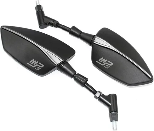 Miniatura 13 de Para Piaggio MP3 250 300 500 HPE Espejo retrovisor lateral de motocicleta (color negro)
