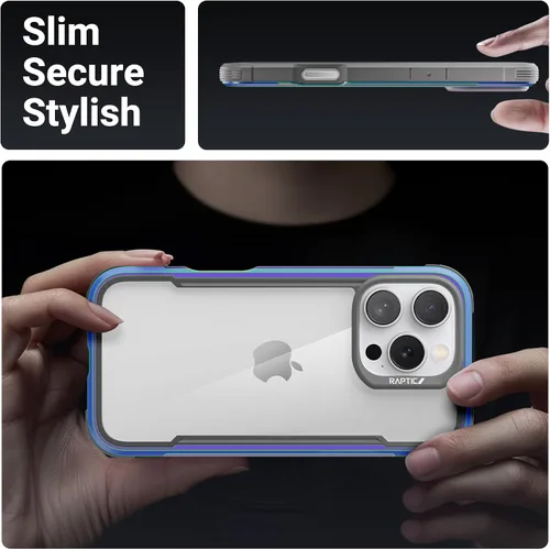 Miniatura 6 de RAPTIC Shield - Funda para iPhone 16 Pro, [para botón de captura 2024 a prueba de golpes transparente], grado militar probado en caídas de 13 pies