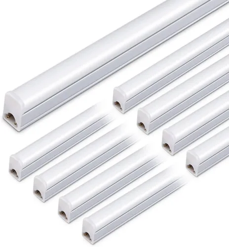 Miniatura 11 de Paquete de 8 luces LED de tienda de 2 pies, 10 W, 1100 lúmenes, 4000 K, luz blanca fría, luz debajo del gabinete y luz de techo LED