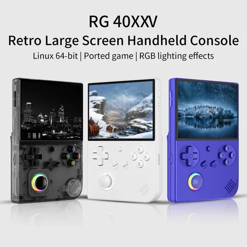 Miniatura 2 de Anbernic RG40XX V - Consola de juegos de mano retro, RG40XXV de 4.0 pulgadas, pantalla IPS sistema Linux integrado 64G TF tarjeta 5528