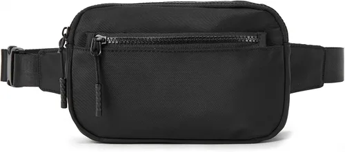 Miniatura 6 de Telena Riñoneras para mujeres y hombres, a la moda, con correas ajustables, negro, (0-black)