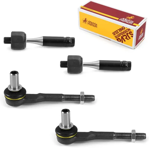 Miniatura 125 de Metrix Premium Chassis Parts - Juego de 4 barras de acoplamiento interior y exterior para Audi A3 15-16, Seat Leon 06-20 (México), 09-17 Volkswagen