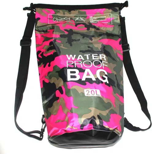 Miniatura 5 de Bolsa seca impermeable de 2L/5L/10L/15L/20L/30L, saco enrollable que mantiene el equipo seco para kayak, rafting, navegación, natación, campamento