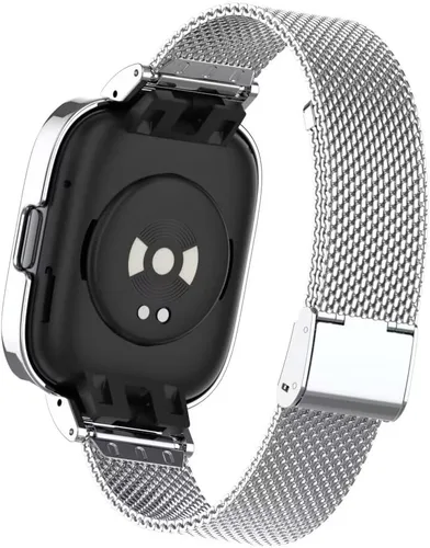 Miniatura 3 de Compatible con Redmi Watch 3 bandas, correa de repuesto de metal de acero inoxidable para Xiaomi Redmi Watch 3 Smart Watch Plateado