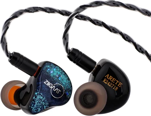 Miniatura 11 de Linsoul ZiiGaat x Fresh Reviews Arete in Ear Monitor, 1DD+4BA Hybrid Earphone IEM, auriculares para juegos con cable, monitor de estudio tuning