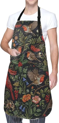 Miniatura 2 de Delantal impermeable de mandalas encantador delantal de cocina delantal ajustable unisex