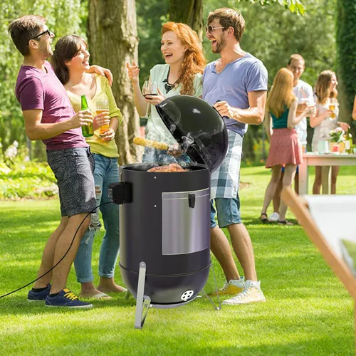 Miniatura 7 de onlyfire Kit de asador de barbacoa de acero inoxidable para cocina Weber WSM de 22 pulgadas, accesorios para cocinar al aire libre