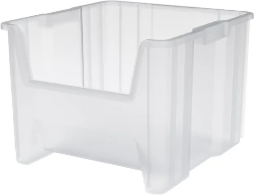 Miniatura 12 de Akro-Mils 13014 Stak-N-Store - Contenedor de almacenamiento de plástico apilable de servicio pesado con frente abierto
