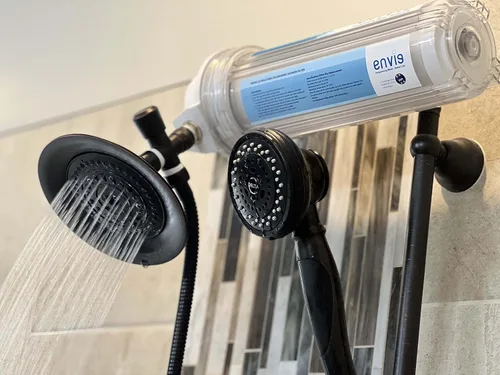 Miniatura 6 de Envig CloraClear - Filtro de ducha de cloramina y sulfuro de hidrógeno, reduce la picazón en la piel seca, pérdida de cabello, caspa, eccema
