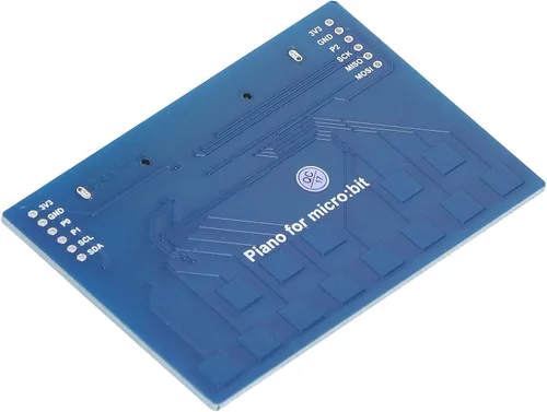 Miniatura 8 de Mini módulo de piano, mini módulo de piano para micro:bit, mini módulo de piano placa de expansión controlador táctil capacitivo TTP229 I2C interfaz