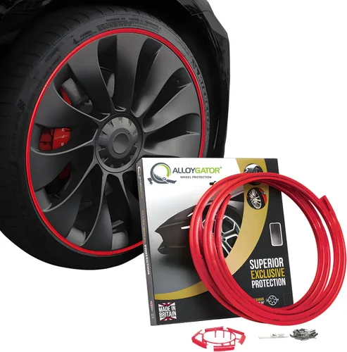 Miniatura 12 de AlloyGator Protector de Llanta Dorado para Ruedas de Automóvil (Se Adapta a Ruedas de 12-24" de Diámetro) - Paquete de 4 Protectores de Rueda
