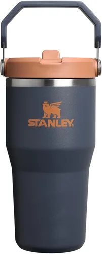 Miniatura 51 de Stanley IceFlow - Vaso con pajilla abatible con asa, de 20 onzas, tapa giratoria y popote abatible, botella de agua resistente a fugas, acero