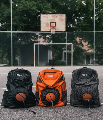 Miniatura 6 de Point 3 Road Trip 2.0 Mochila Mochila de Baloncesto con Cierre Resistente Compartimento de Bolsillo de Malla Ventilada para Zapatos