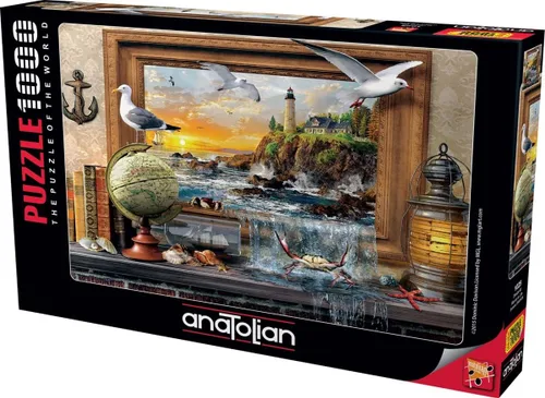 Miniatura 7 de Anatolian Puzzle - Colores africanos, rompecabezas de 1000 piezas, #1054