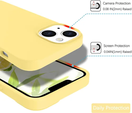 Miniatura 425 de GUAGUA Funda compatible con iPhone 17 Pro Max de 6.9 pulgadas, silicona líquida, goma de gel suave, delgada, forro de microfibra delgada