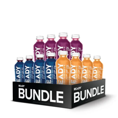 Miniatura 12 de Ready Protein Water - Agua con 0.53 onzas (15 g) de proteínas de suero de leche, sin azúcar, 12 unidades, 16.9 onzas líquidas cada una.