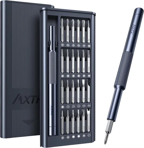 Miniatura 8 de Regalos para el día del padre, AXTH 38in1 S2 juego de destornilladores de precisión de metal, herramienta de reparación pequeña y duradera