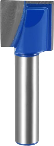 uxcell Broca inferior del router de la limpieza de la caña del diámetro 26.2 ft m de 55.8 ft m, cortador inclinado carburo de 2 flautas sin