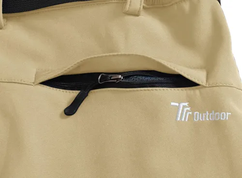 Miniatura 5 de TBMPOY - Pantalones de esquí de nieve impermeables con forro polar para hombre, para senderismo, montaña, revestimiento suave con cinturón