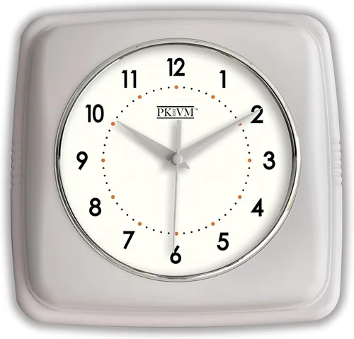 Reloj de pared para interiores de 9 pulgadas, color retro, funciona con pilas, reloj decorativo para el hogar, oficina, cocina, dormitorio, baño,