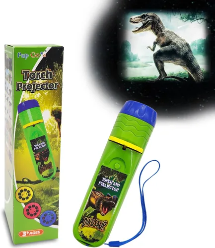 Miniatura 14 de Pup Go Linterna proyector de animales para niños a partir de 3 años, 3 discos 24 imágenes, juguetes de animales de safari para niños y niñas