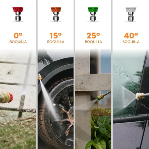 Miniatura 8 de Giraffe Tools Grandfalls - Lavadora a presión retráctil G20, 2500 PSI 2.2 GPM, lavadora a presión montada en la pared de 180°, retracción automática