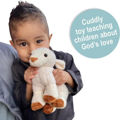 Miniatura 8 de My Little Lamb - Cordero cantante con Biblia de audio, historias y canciones (3+), animal de peluche musical para bebé, juguete cristiano para niños