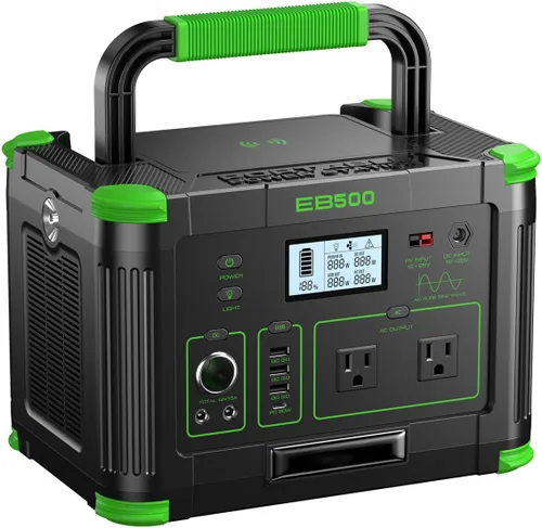 Miniatura 12 de GRECELL Estación de energía portátil de 330 W con panel solar de 100 W, estación de energía portátil de 288.6 Wh, generador solar de 330 W, salidas
