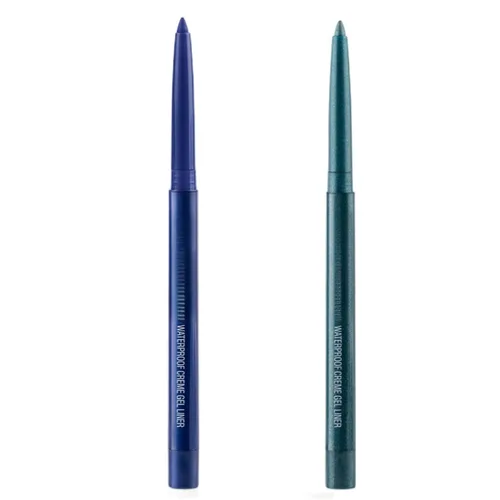 Miniatura 12 de lápiz delineador de ojos retráctil delineador de ojos pigmentado cremoso a prueba de manchas lápiz delineador de ojos verde menta A-verde menta