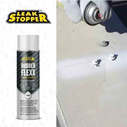Miniatura 6 de Leak Stopper Rubber Flexx - Spray de reparación y sellador impermeable - Punta y pulverización para sellar grietas, agujeros, fugas, corrosión y más