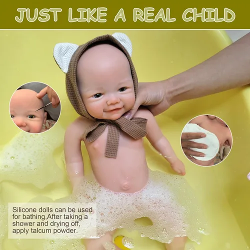 Miniatura 3 de OtardDolls Muñecas Bebé Reborn Realistas Muñeca Bebé Reborn de 17 Pulgadas Cuerpo Completo de Silicona Bebé Hecho a Mano con Peso Recién Nacido