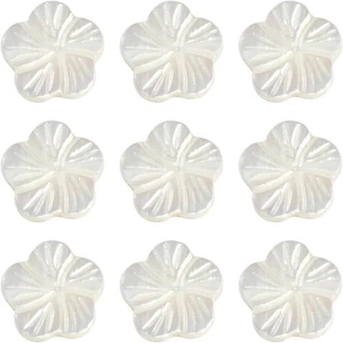 Miniatura 23 de LiQunSweet 10 cuentas de gato de concha natural, cuentas sueltas de cabeza de animal para collares, pulseras, aretes, fabricación de joyas, 0.394 x