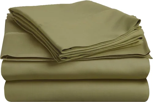 Miniatura 6 de BLUENILEMILLS Blue Nile Mills - Juego de sábanas de algodón egipcio, 400 hilos, suave, tejido satinado, transpirable, para todas las estaciones