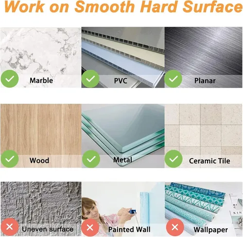 Miniatura 4 de 3M Ganchos adhesivos de pared – Paquete de 2 ganchos de acero inoxidable SUS304 Ganchos de pared cepillados resistentes para toallas, llaves
