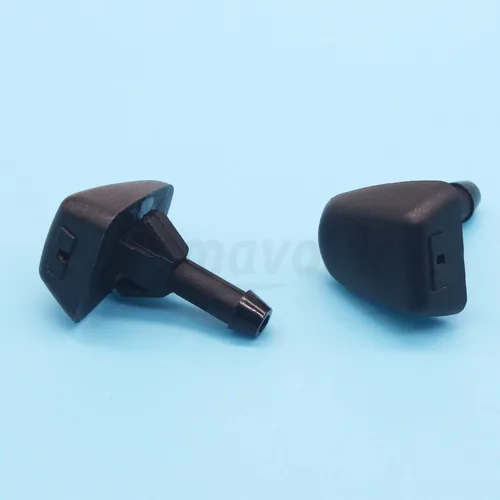 Miniatura 5 de 2 piezas de repuesto de boquilla de limpiaparabrisas para Volvo. OEM: 30655605, 7845009010. Negro