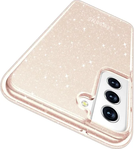 Miniatura 8 de Rayboen Funda para Samsung Galaxy S21 FE 5G con 2 protectores de pantalla suaves, diseño híbrido transparente, a prueba de golpes, delgada