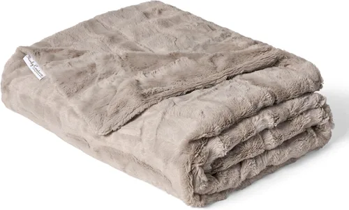 Miniatura 12 de Manta Minky Couture Sorbet - Manta Ultra Suave para Comodidad Sedosa y Suave - Manta Decorativa Premium - Tela de Peso Medio, Transpirable - Lavable