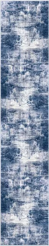 Miniatura 996 de IOHOUZE Alfombra abstracta lavable de 3 x 12 pies para pasillos, antideslizante para cocina, camino de entrada de lana sintética para interiores