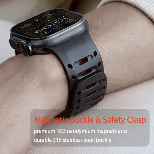 Miniatura 4 de Lamshaw Compatible con las bandas Amazfit Helio, nueva silicona deportiva a prueba de sudor, correa unisex transpirable compatible con Amazfit Helio