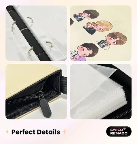Miniatura 4 de Carpeta para tarjetas fotográficas con 400 bolsillos, libro con mangas, álbum de fotos para tarjetas Lomo