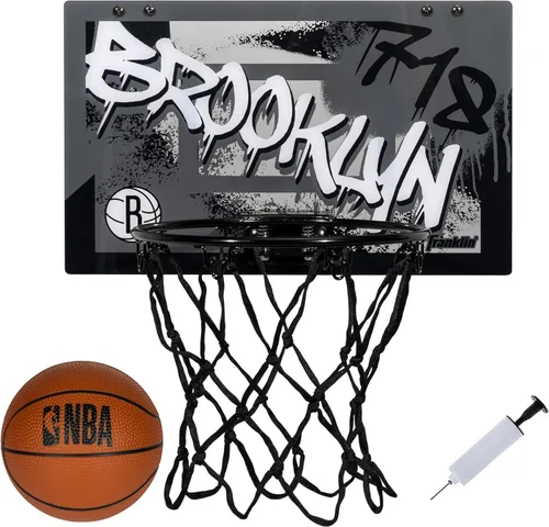 Miniatura 23 de Franklin Sports NBA Team Over the Door Aros de Baloncesto - Mini Aro de Baloncesto Interior para Niños + Juego de Pelota - Mini Aros para Fanáticos