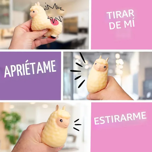 Miniatura 3 de Boxer Gifts Calma Llama Juguete Antiestrés Pelotas Antiestrés Únicas para Adultos y Adolescentes - Juguetes Sensoriales Blanditos de Animales