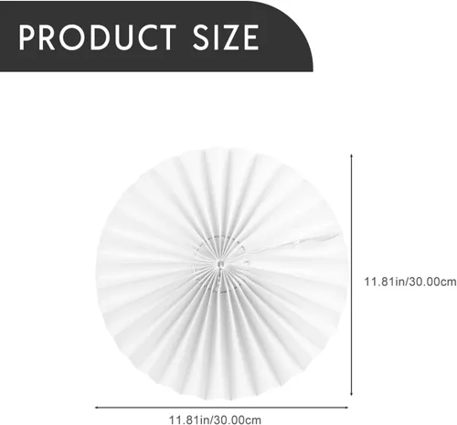 Miniatura 7 de Beaupretty Lámpara de papel para lámpara colgante, lámpara de origami, lámpara colgante, plisado, pantalla decorativa, farol, cubiertas