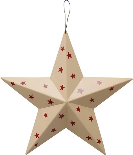 Miniatura 8 de Juego de 3 estrellas de granero de metal, decoración de pared patriótica estadounidense con bandera americana americana para colgar en interiores