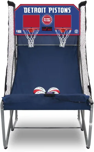Miniatura 22 de Pop-A-Shot - Home Dual Shot Arcade Basketball Game with NBA Graphics l Sensor Scoring l 16 Game Modes l 7 Balls l Foldable Storage l for All NBA Fans