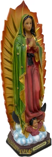 Miniatura 2 de miSantuario Virgen De Guadalupe - Estatua de resina de 16 pulgadas de Nuestra Señora de Guadalupe