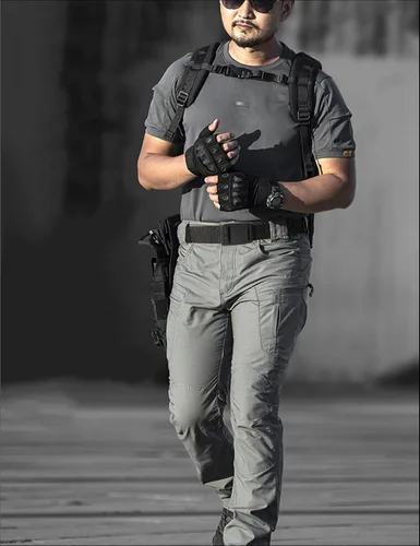 Miniatura 2 de Papaanils Cinturón de golf de nailon elástico para hombre, cinturón táctico militar, cinturón elástico para hombre, cinturón elástico